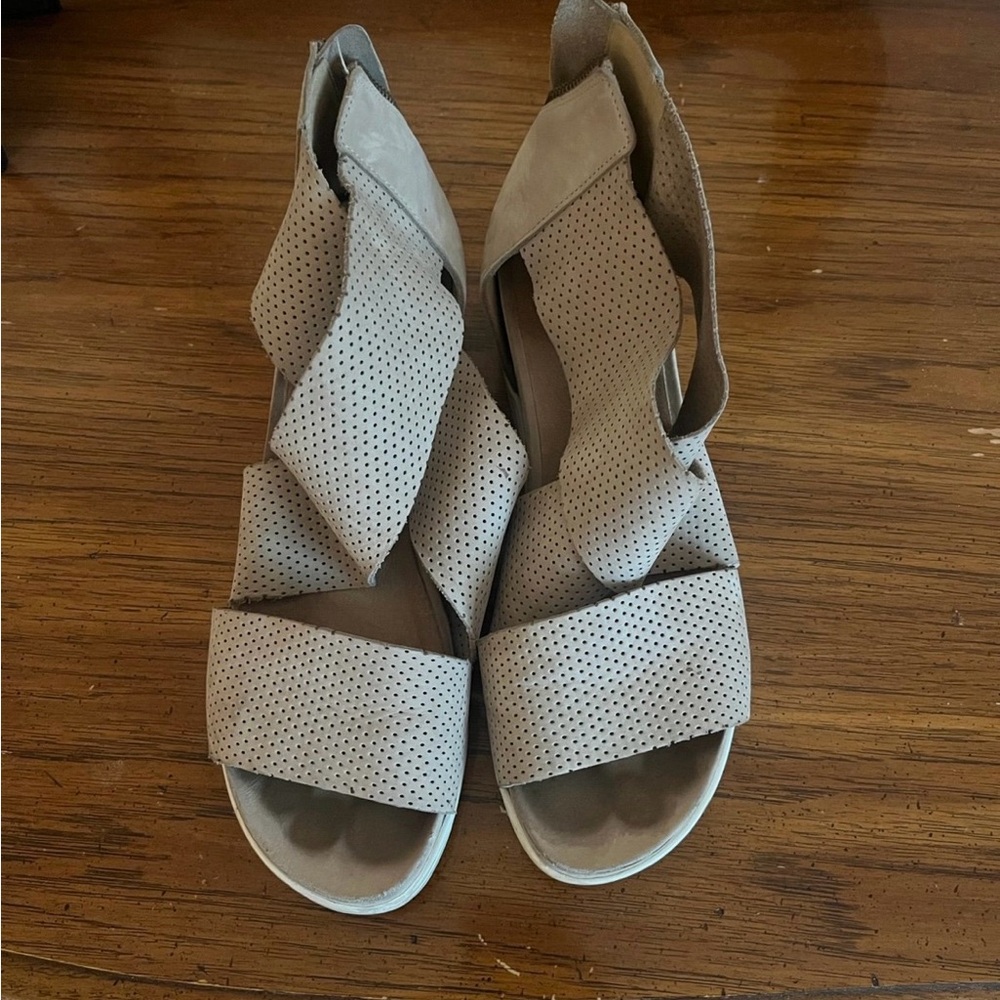 Eileen Fisher Suede Sports Sandals